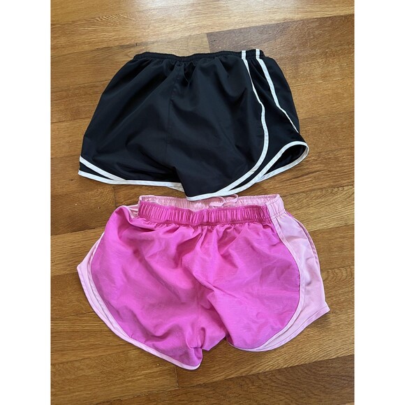 Nike Tempo Running Shorts Womens Small Black Pink Dri-FIT Athletic Lot of 2 - Picture 2 of 8